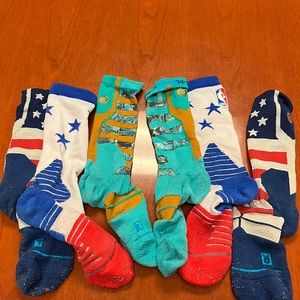 Padded basketball socks